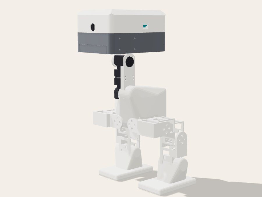 A small 3D printed walking robot