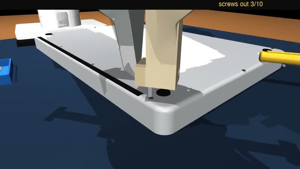 bit in a screw hole